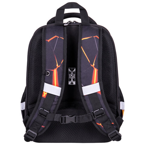 Ранец BRAUBERG FIT, 2 отделения, «Keep out», 38×27х14 см