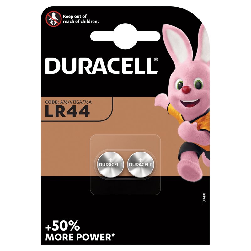 Элементы питания батарейка для электронных устройств Duracell LR44 2 шт/уп