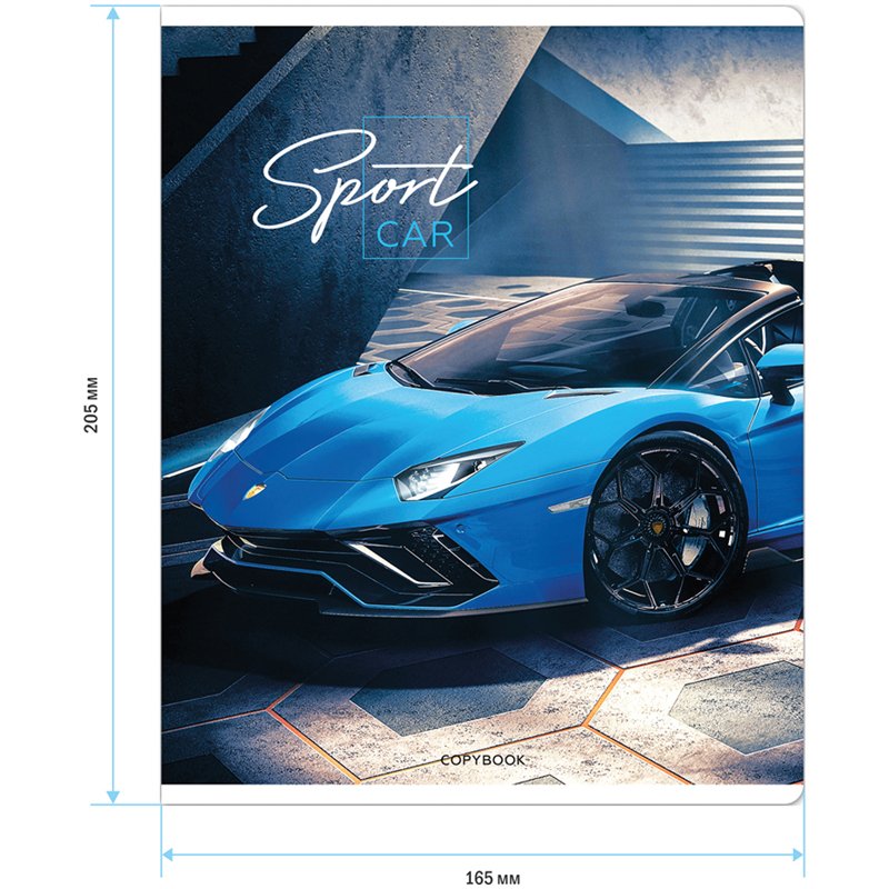 Тетрадь 48л., А5, линия ArtSpace «Авто. Sport car», эконом