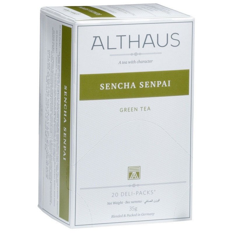 превью Чай Althaus Deli Packs Sencha Senpai зеленый 20 пакетиков