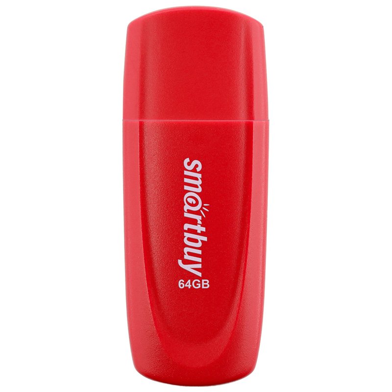 Память Smart Buy «Scout» 64GB, USB 2.0 Flash Drive, красный