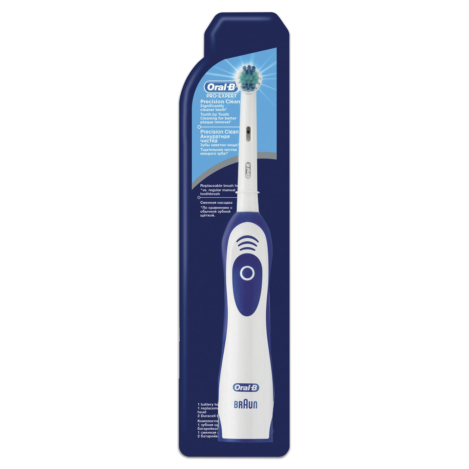 превью Зубная щетка электрическая ORAL-B (Орал-би) Power Expert DB4010, 2 батарейки AA, блистер