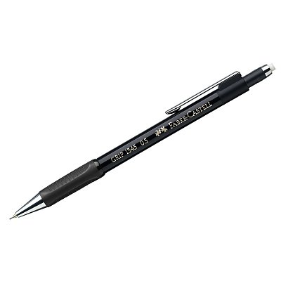 Карандаш механический Faber-Castell «Grip 1345» B, 0.5мм, грип, с ласт., автоподача грифеля, черный