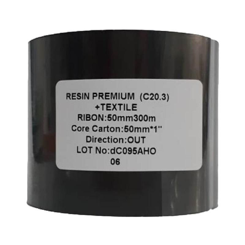 Риббон Resin Premium textile 50 мм х 300 м OUT (диаметр втулки 25.4 мм ...