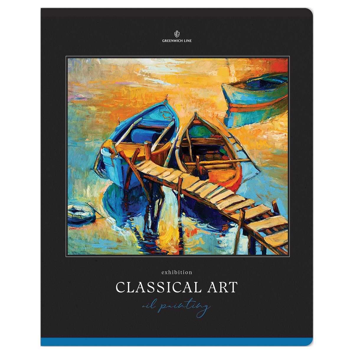 Тетрадь 48л., А5, клетка Greenwich Line «Classical art», глянцевая ламинация, твин-лак, 70г/м2