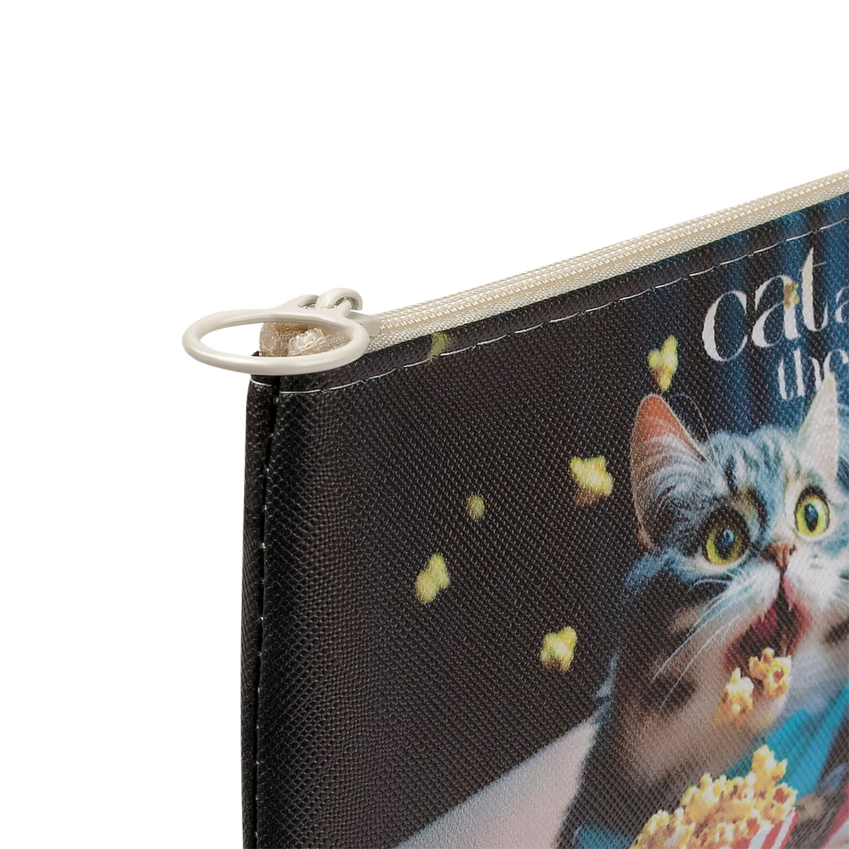 Пенал мягкий 200×100 MESHU «Cat and the City», искусственная кожа