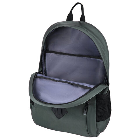 Рюкзак BRAUBERG DYNAMIC универсальный, эргономичный, серый, 43×30х13 см