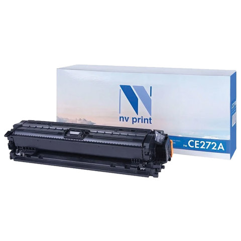 превью Картридж лазерный NV PRINT (NV-CE272A) для HP CP5525dn/CP5525n/M750dn/M750n, желтый, ресурс 15000 страниц