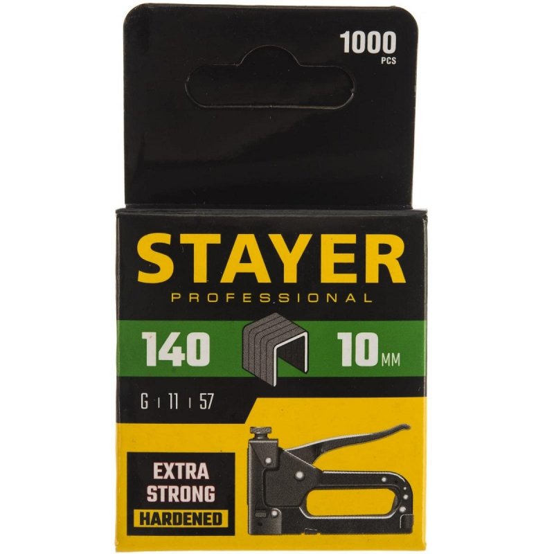 превью Скобы к степлеру STAYER закал., тип 140, 10мм, 1000шт (31610-10)