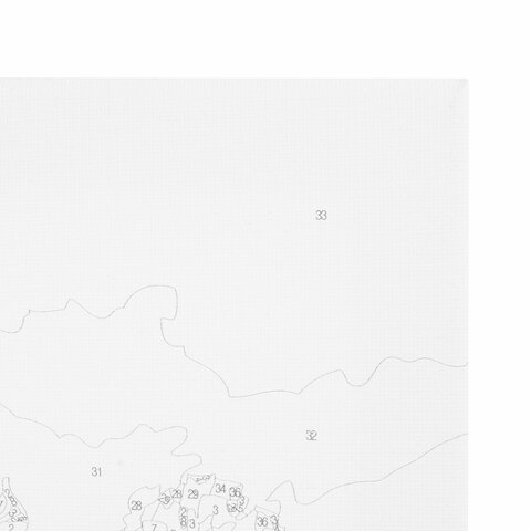 Картина по номерам 40×50 см, ОСТРОВ СОКРОВИЩ «Тишина», на подрамнике, акрил, кисти