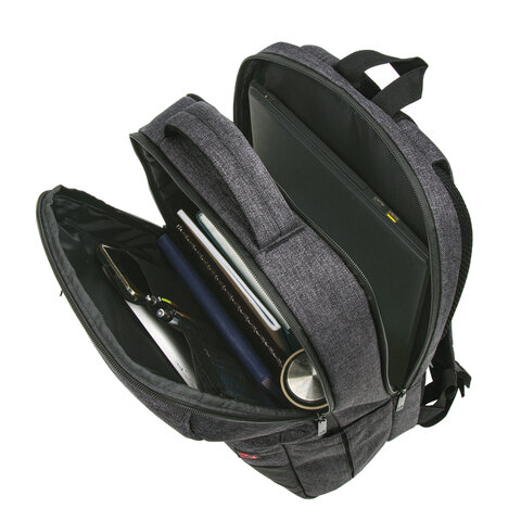 Рюкзак BRAUBERG URBAN универсальныйс отд. для ноутбукаHoustonтемно-серый45×31х15 см229895