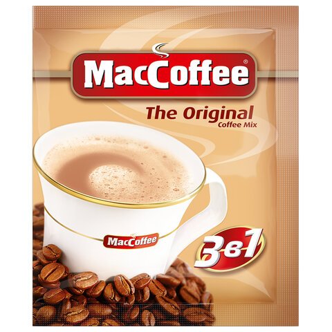 Кофе растворимый MacCoffee «3в1 Оригинал», КОМПЛЕКТ 50 пакетиков по 20 г