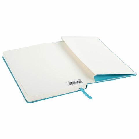 Блокнот-скетчбук А5 (130×210 мм), BRAUBERG ULTRA, балакрон, 80 г/м2, 96 л., без линовки, бирюзовый