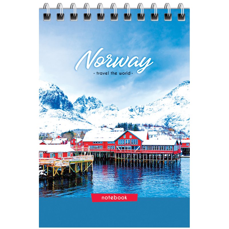 Блокнот А6 60л. на гребне ArtSpace «Путешествия. Travel the world»