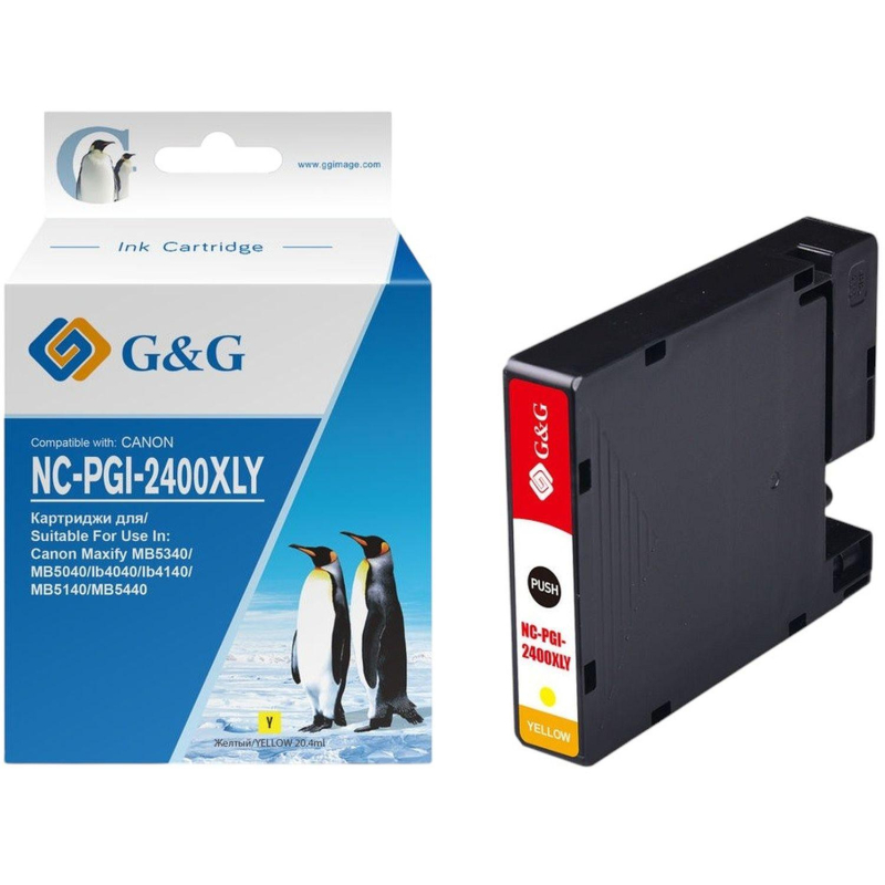 Картридж струйный GG PGI-2400XL Y жел. для Canon MAXIFY iB4040/ МВ5040