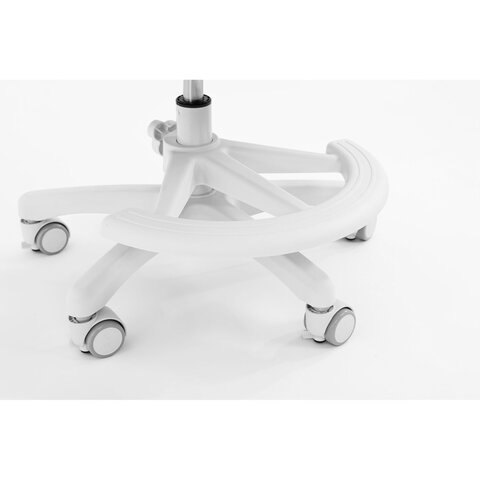 Кресло детское с подставкой для ног BRABIX KIDS «MG-220», сетка/ткань TW, розовое