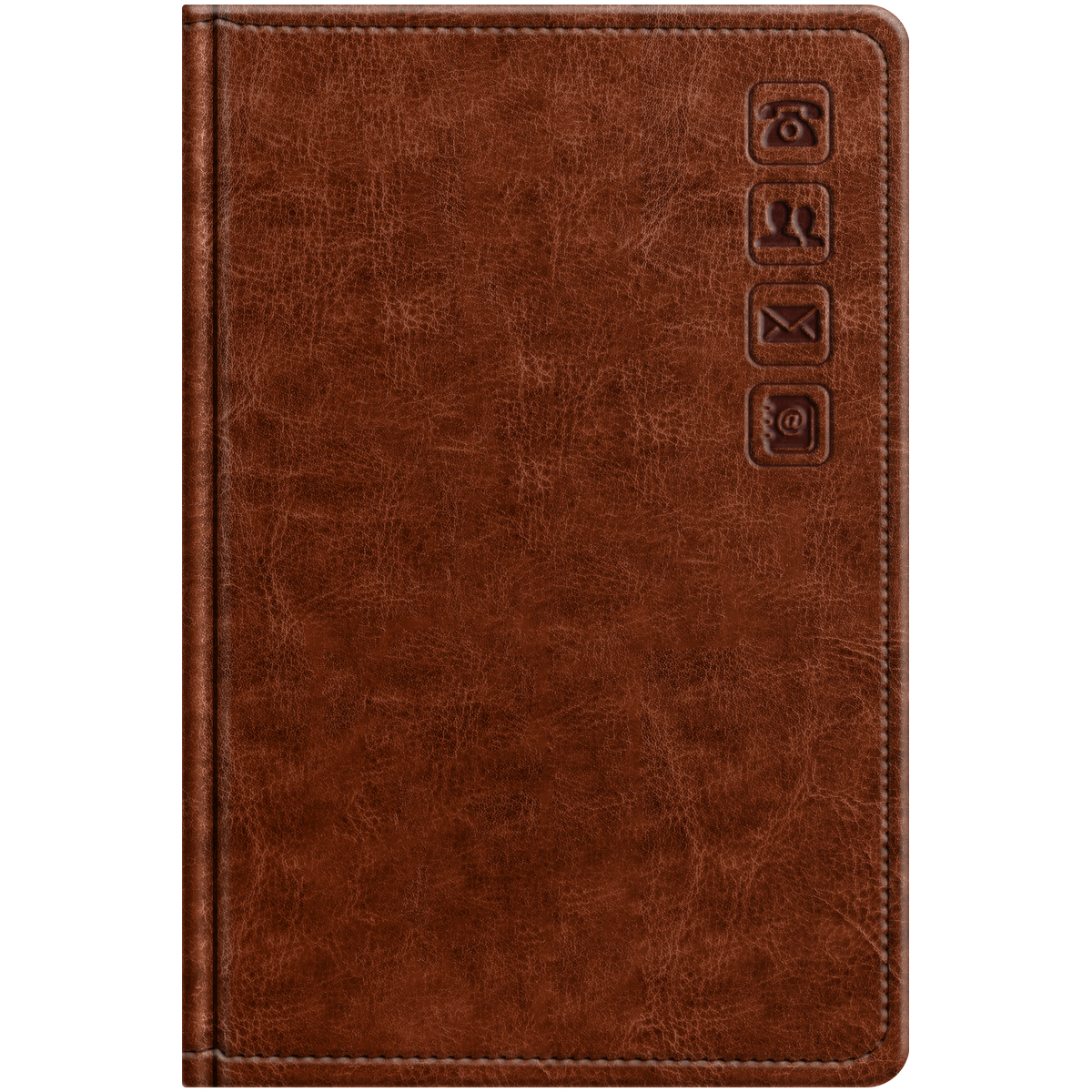 превью Телефонная книга А7, 64л., кожзам, BG «Nebraska. Brown», с вырубкой