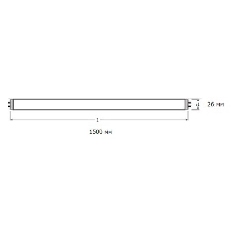 Электрич.лампа Osram люминесц. L 58W/765 G13 6400К хол.дневн. 25шт/уп.