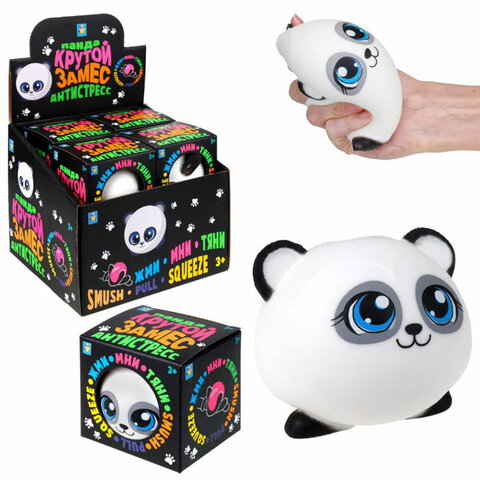 превью Игрушка-антистресс «Крутой замес. ПАНДА», 8.5×8 см, дисплей, 1TOY