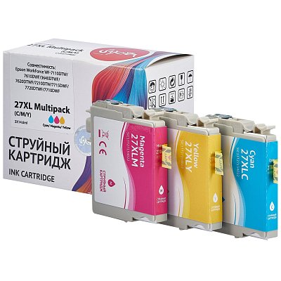 Картридж струйный Sakura C13T27154022 27XL вод наб для Epson WF-7110DTW