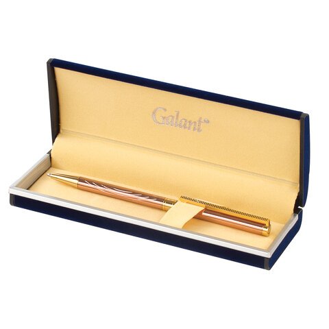 Ручка подарочная шариковая GALANT «ASTRON GOLD», корпус розовое золото, детали золотистые, узел 0.7 мм, синяя