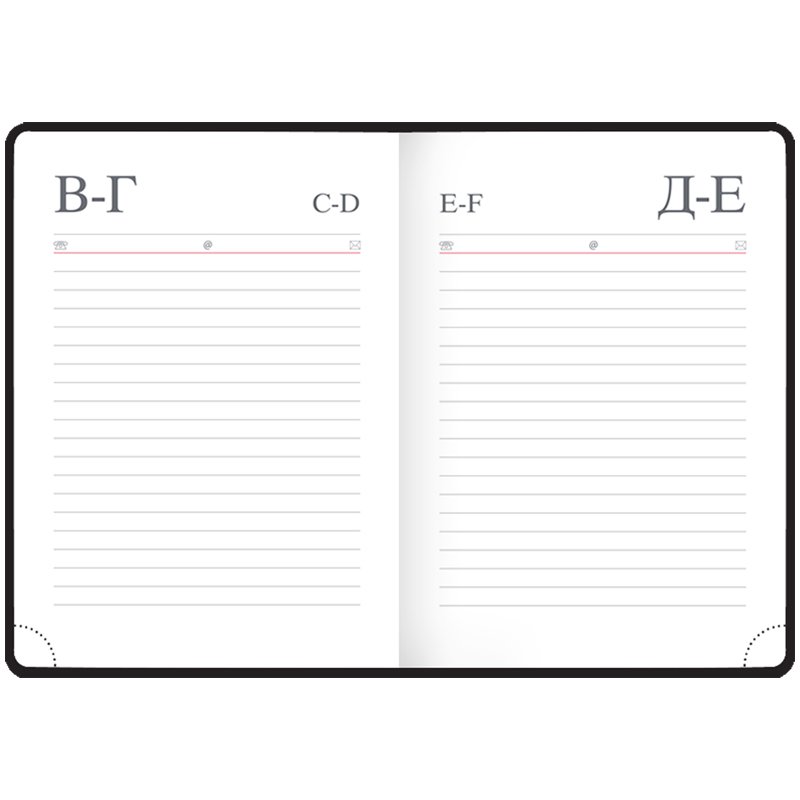 Ежедневник недатир. A6, 136л., кожзам, OfficeSpace «Nebraska», коричневый