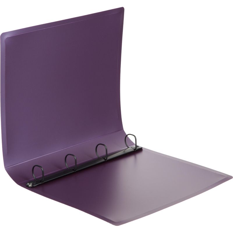 Папка на 4-х кольцах Attache Metallics А4.800мкм,40мм, D-кол 25мм, сиреневый