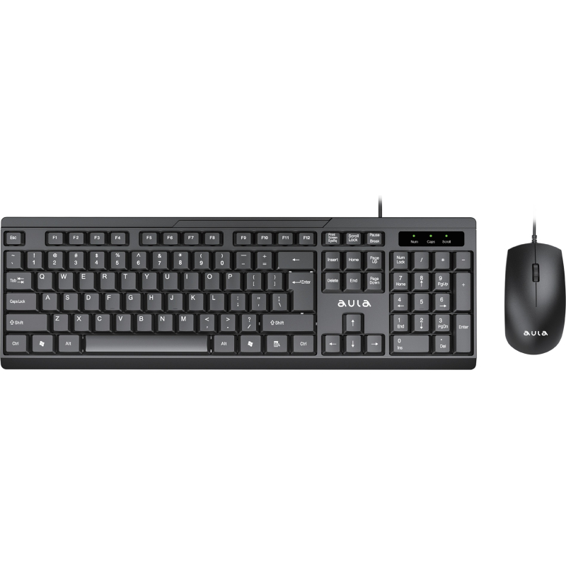 Набор клавиатура+Мышь компьютерная AULA AC101 (DPI1200) USB