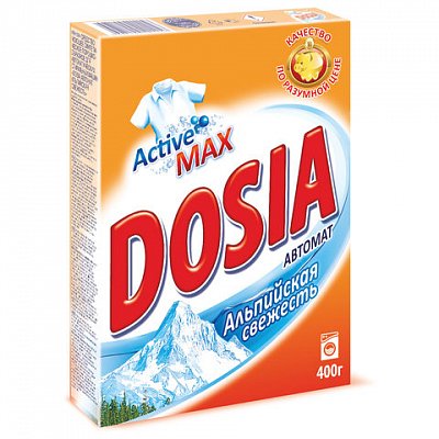 Стиральный порошок-автомат 400 г, DOSIA (Дося) «Альпийская свежесть»