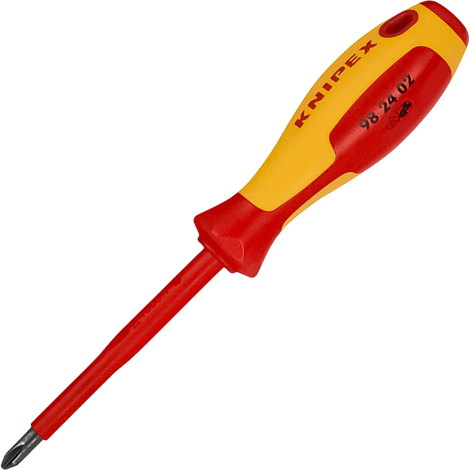Отвёртка Knipex PH2 крестовая 100 мм диэлектрическая (KN-982402)