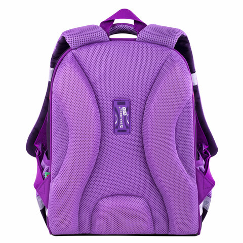 Ранец BRAUBERG KIDS START, 1 отделение, 2 кармана, «Sweet cheeks», велюровая панель, 35×26х13см