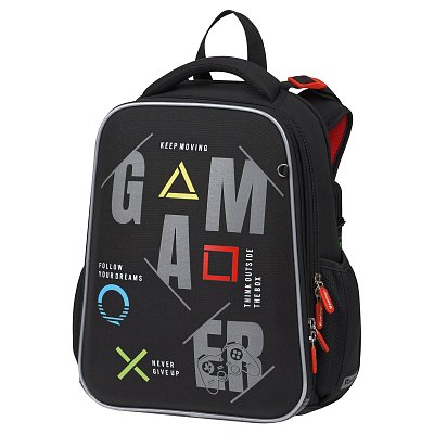 Ранец Berlingo Expert «Game on» 37×28×16см, 2 отделения, 2 кармана, анатомическая спинка