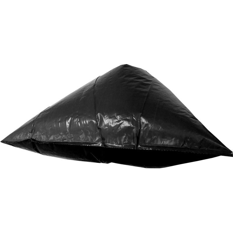 Мешки для мусора ПВД 240л 40 мкм, черные 88×120 см 10 шт/рул Элементари