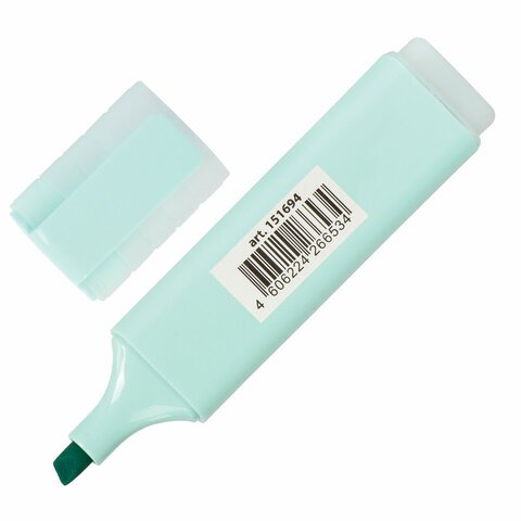Текстовыделитель BRAUBERG «ORIGINAL PASTEL», БИРЮЗОВЫЙ, линия 1-5 мм