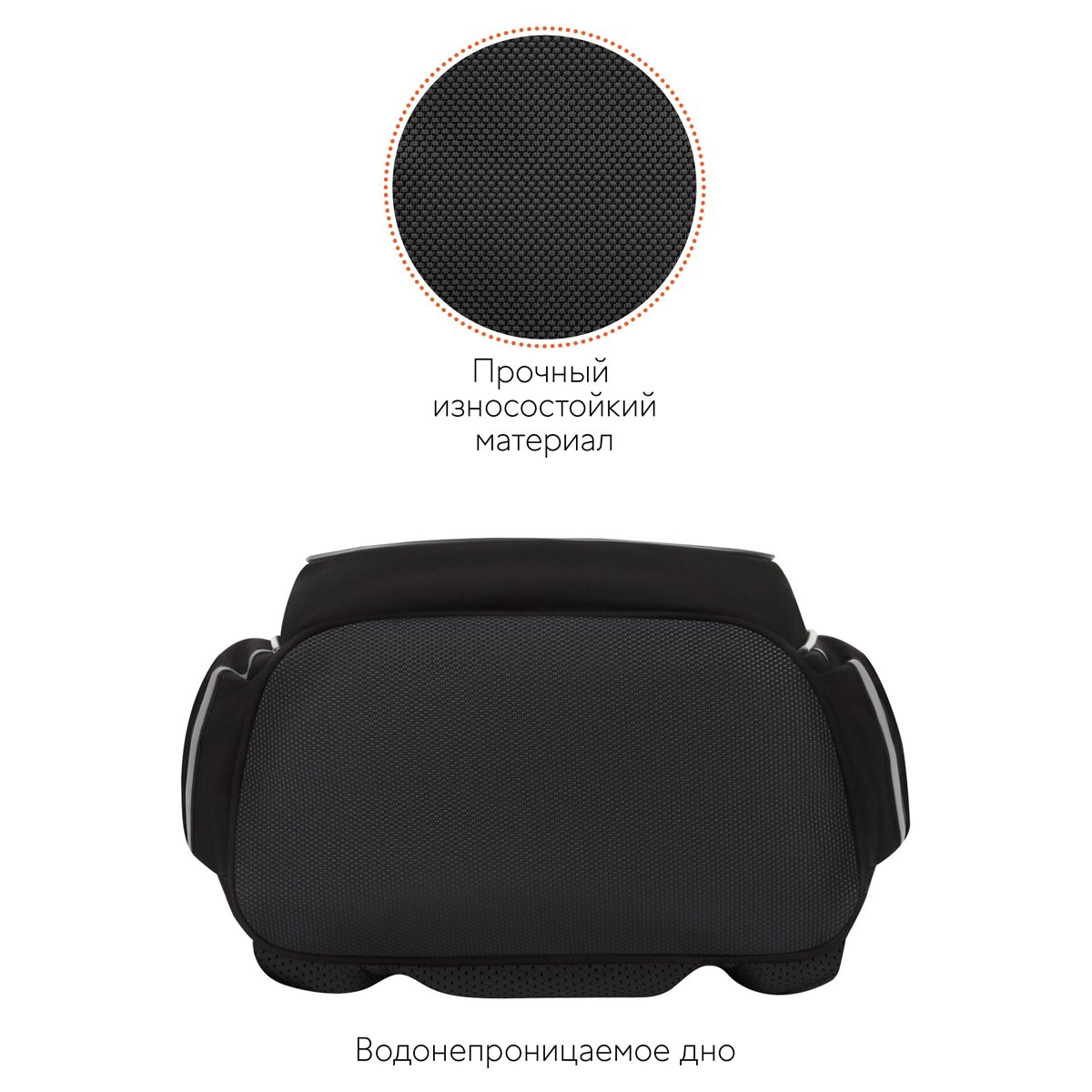 Рюкзак Först F-Cute «Meow» 37×29×17см, 3 отделения, 2 кармана, анатомическая спинка