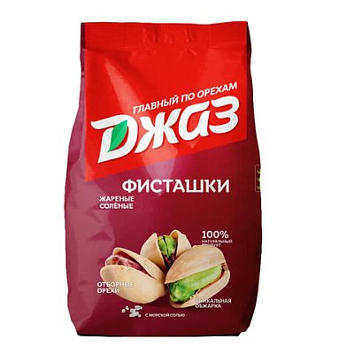Фисташки жареные соленые ДЖАЗ777 г
