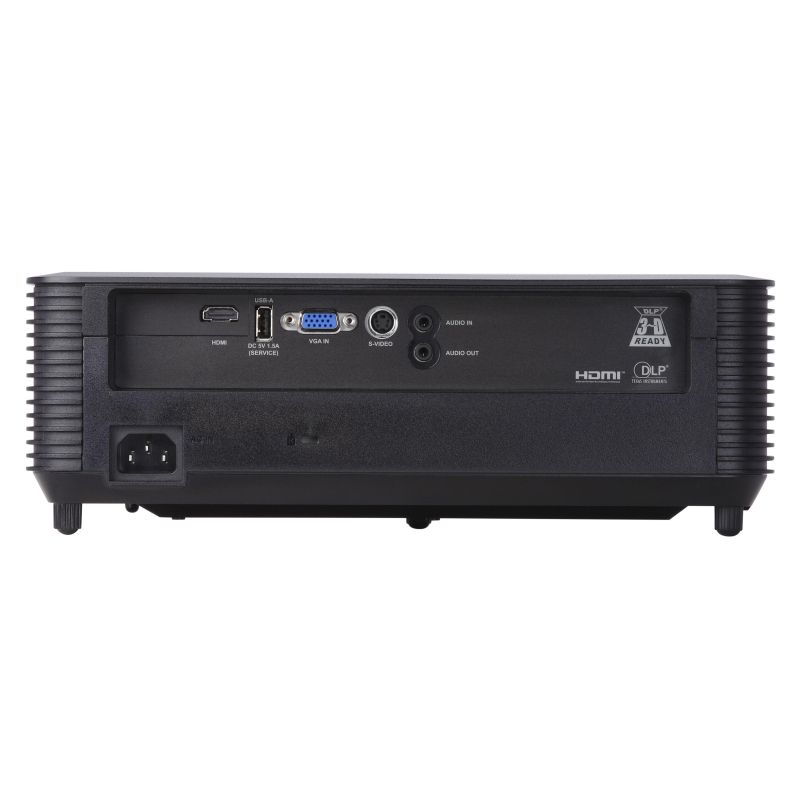 Проектор Exell EXD101 DLP, 3800Lm ANSI, XGA 1024×768.30 000:1, HDMI, USB