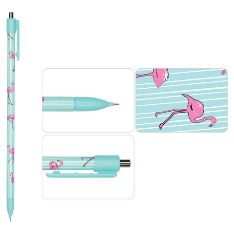 Карандаш механический 0.5 мм, BRUNO VISCONTI «MagicGraphix», «Фламинго», 21-0044/01