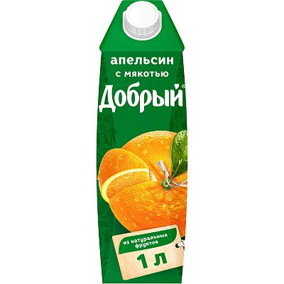 Нектар «Добрый» апельсин, 1л