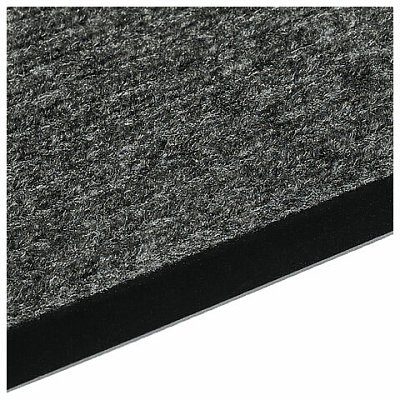 Коврик ДОРОЖКА 1.2×10 м, СЕРЫЙ, влаго-грязезащита, 430 г/м2, ребристая, LAIMA EXPERT