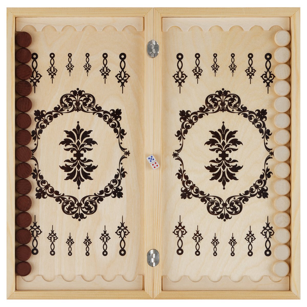 Игра настольная ТРИ СОВЫ «Нарды», с деревянной доской 40×40см