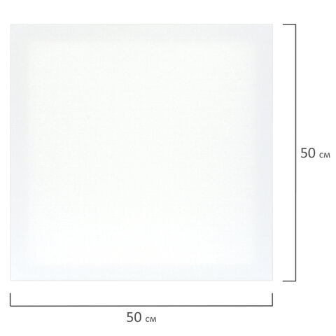 Холст на подрамнике BRAUBERG ART DEBUT, 50×50см, 280 г/м2, грунт, 100% хлопок, мелкое зерно