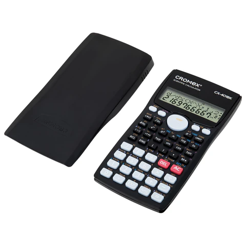 Калькулятор инженерный CROMEX (КРОМЕКС) CX-401BK (155×80 мм), 401 функция, 10+2 разрядов, черный, 273833