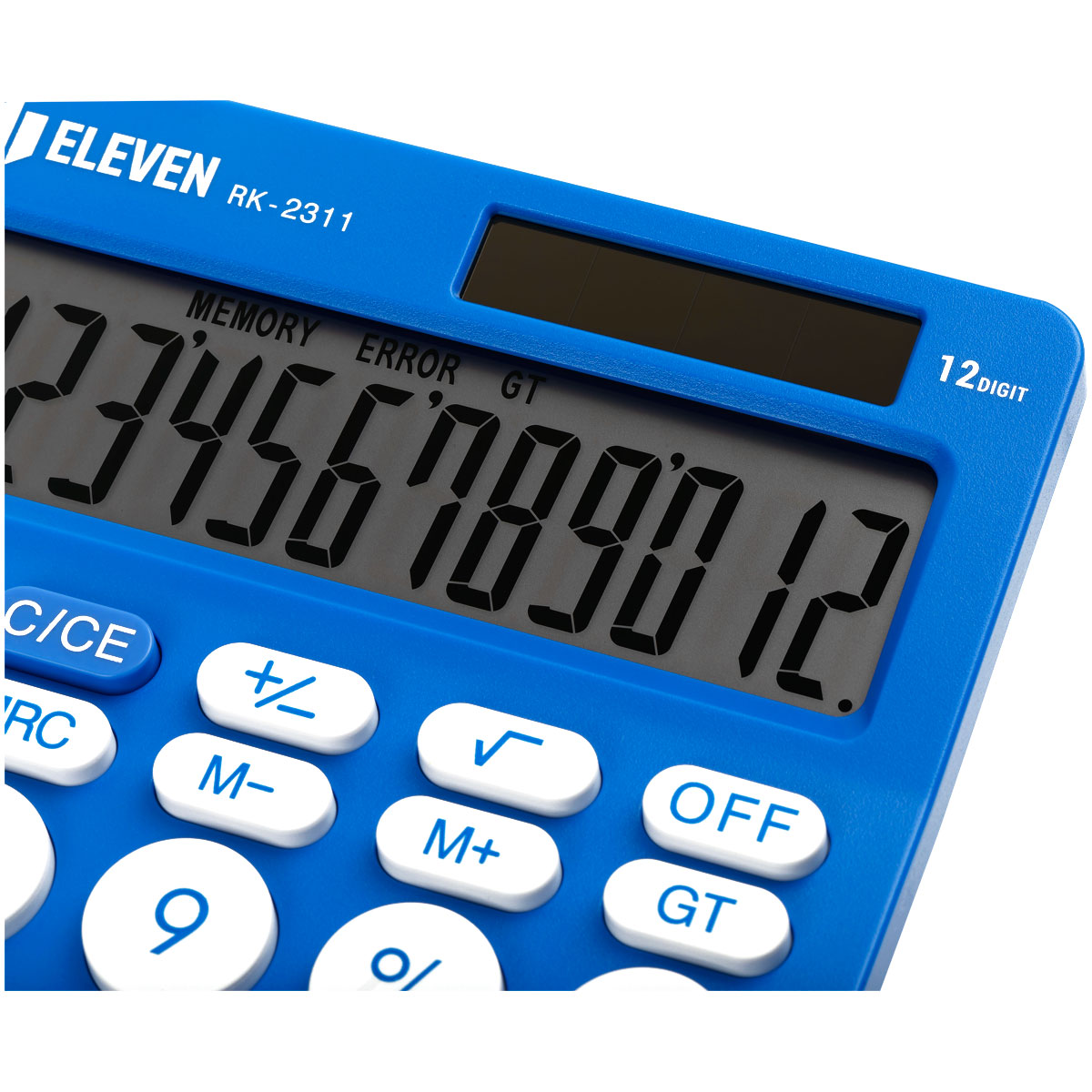 Калькулятор настольный Eleven RK-2311-BL, 12 разрядов, двойное питание, 143×192×26мм, голубой