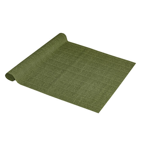 Бумага гофрированная (ИТАЛИЯ) 180 г/м2, оливковая (17a8), 50×250 см, BRAUBERG FLORE