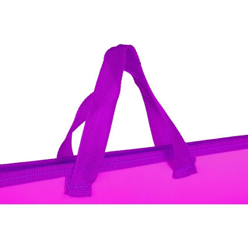 Папка-портфель пластиковая Attache Neon А4+ розовая (340×40×245 мм, 1 отделение)