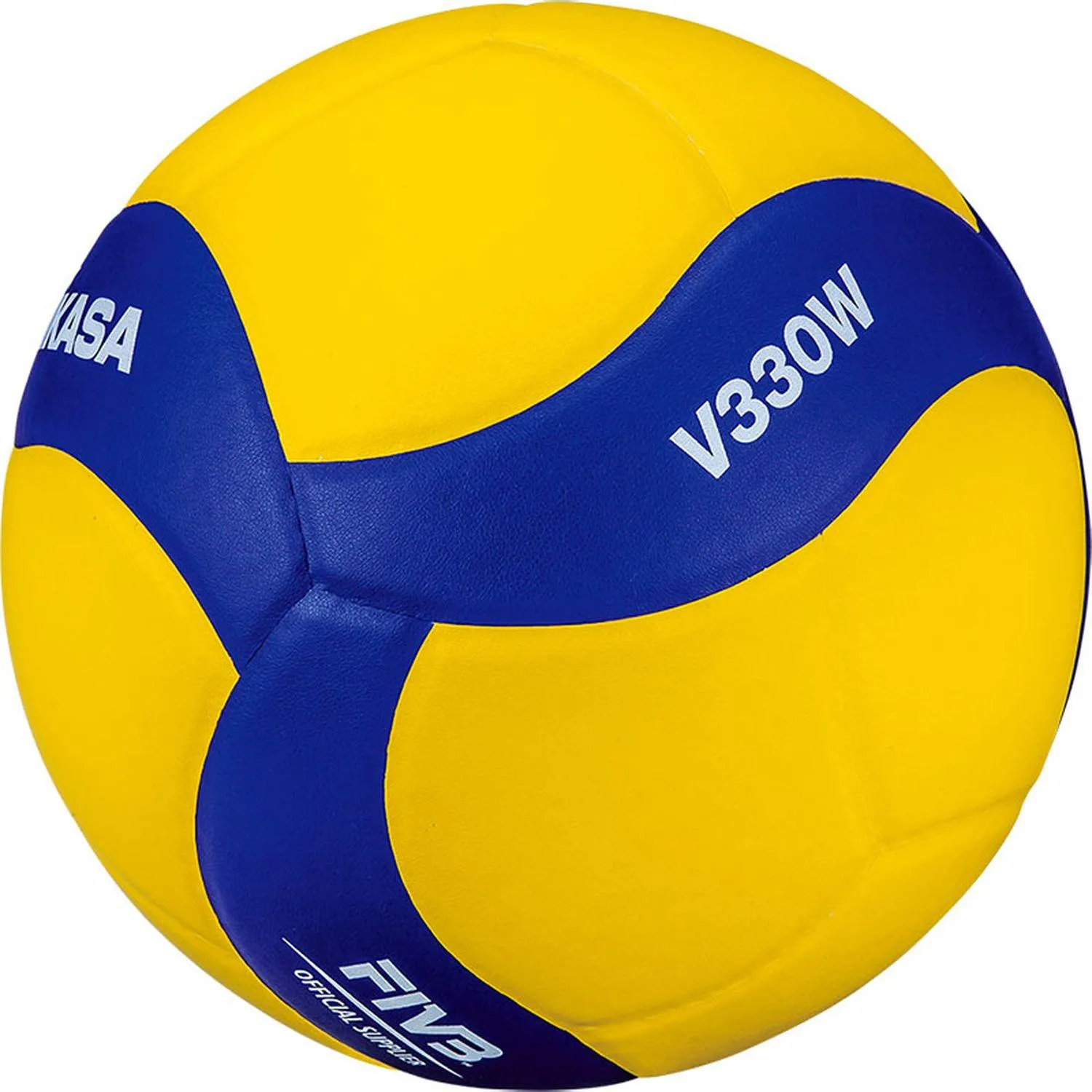 Мяч волейб. игровой. MIKASA V330W, р.5,FIVB желто-синий