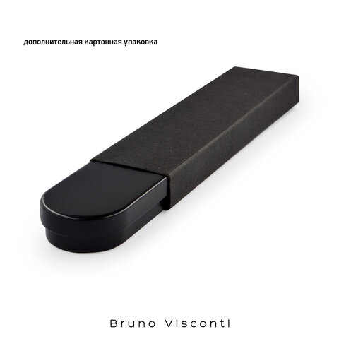 Ручка подарочная шариковая BRUNO VISCONTI «Milano», корпус черный, 1 мм, синяя
