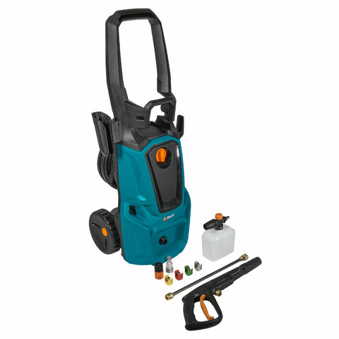 Минимойка BORT BHR-2700-Pro, мощность 2.5 кВт, давление 180 бар, шланг 10 м