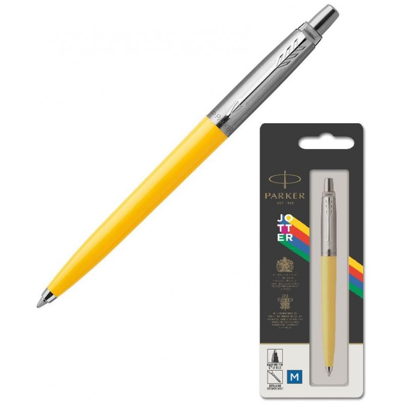 Ручка шариковая Parker Jotter Originals Yellow синяя (артикул производителя 2076056)